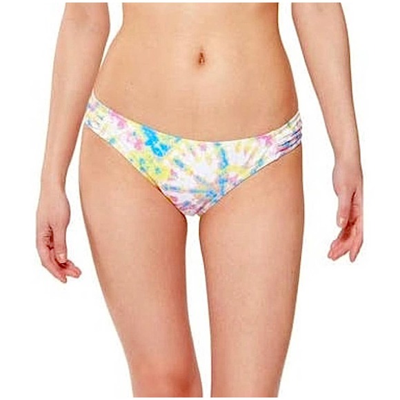 NWT - Jessica Simpson Tie Dye Stretch Lined Hipster Swimsuit Bottom - Sz Medium - Picture 2 of 13